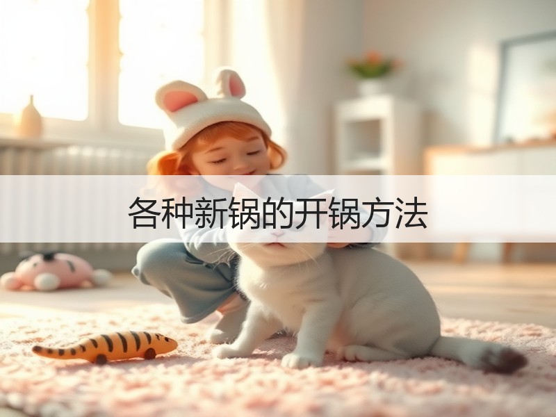各种新锅的开锅方法