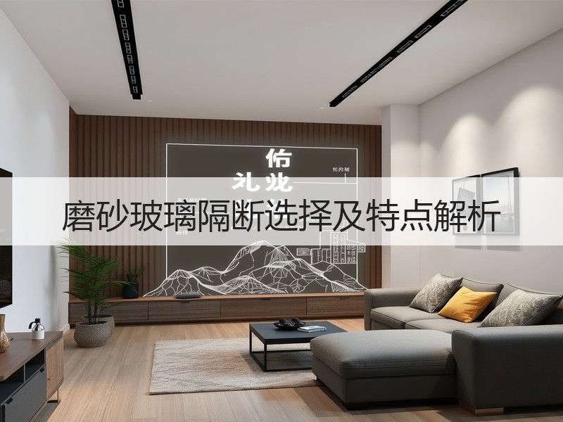 磨砂玻璃隔断选择及特点解析