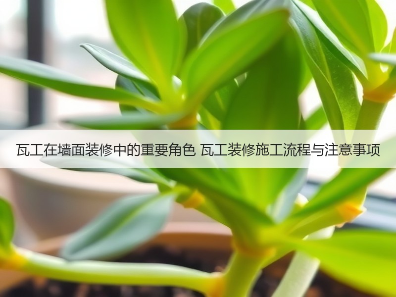 瓦工在墙面装修中的重要角色 瓦工装修施工