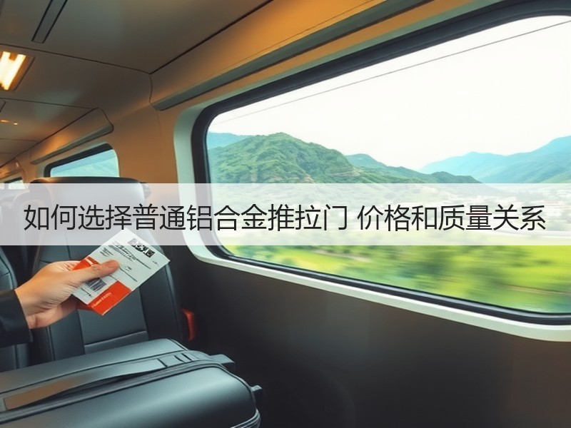 如何选择普通铝合金推拉门 价格和质量关系