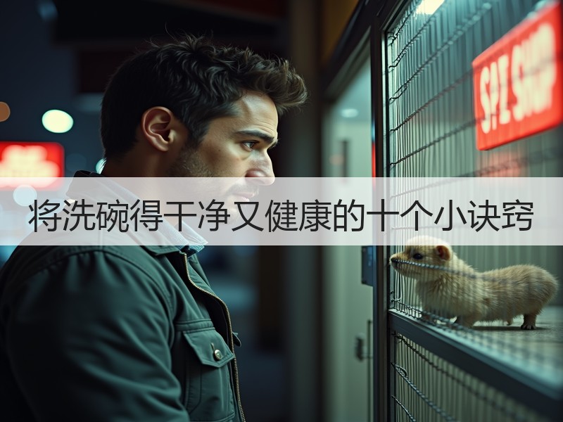 将洗碗得干净又健康的十个小诀窍