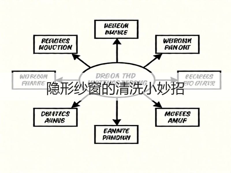 隐形纱窗的清洗小妙招