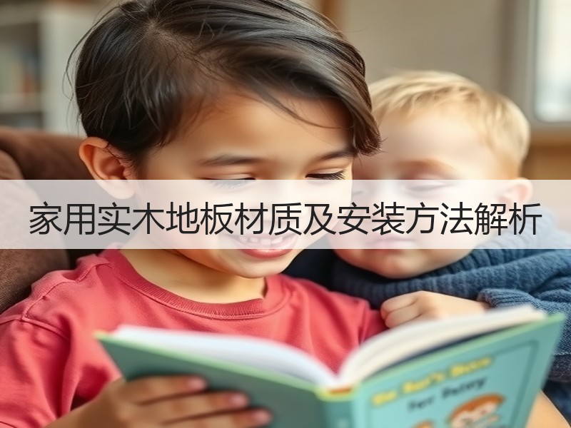 家用实木地板材质及安装方法解析
