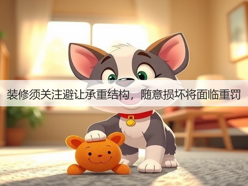装修须关注避让承重结构，随意损坏将面临重