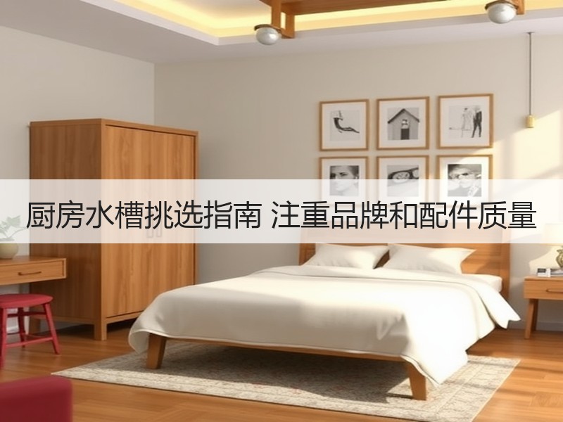 厨房水槽挑选指南 注重品牌和配件质量