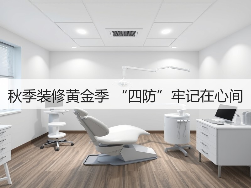 秋季装修黄金季 “四防”牢记在心间