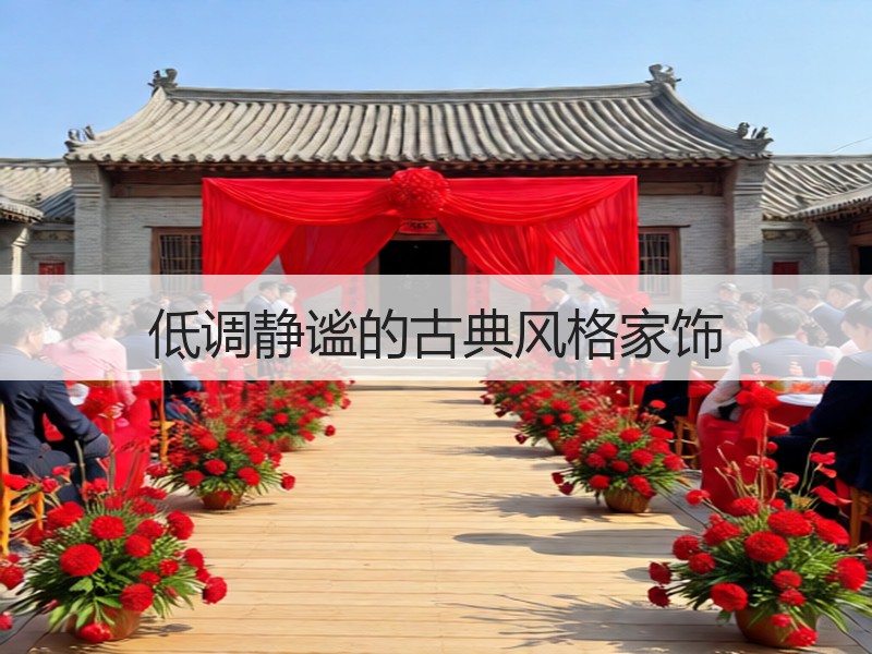 低调静谧的古典风格家饰