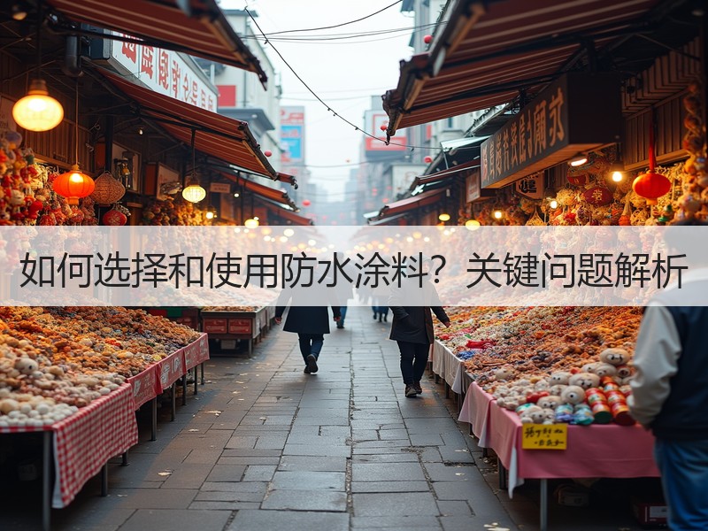 如何选择和使用防水涂料？关键问题解析