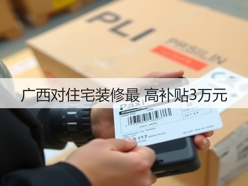 广西对住宅装修最 高补贴3万元