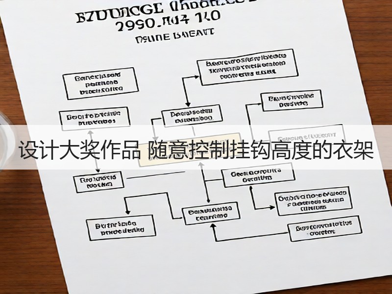 设计大奖作品 随意控制挂钩高度的衣架