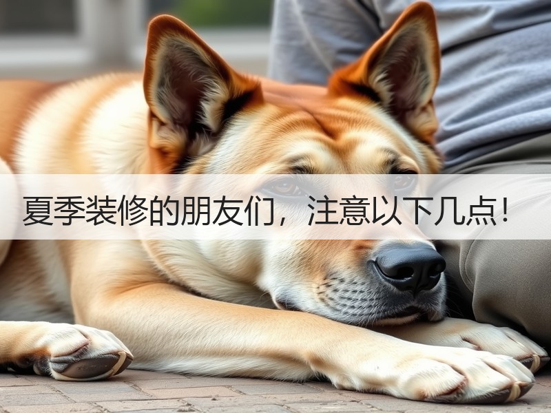 夏季装修的朋友们，注意以下几点！