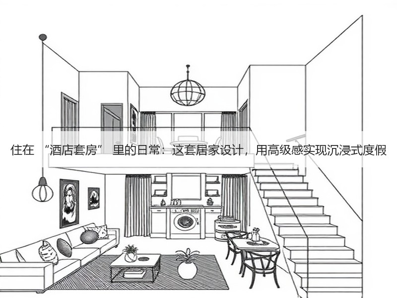 住在 “酒店套房” 里的日常：这套居家设