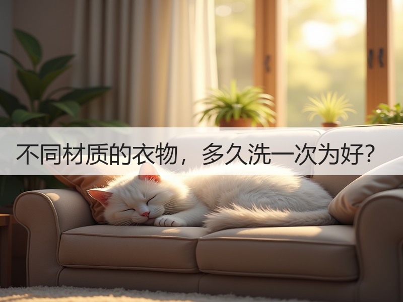 不同材质的衣物，多久洗一次为好？