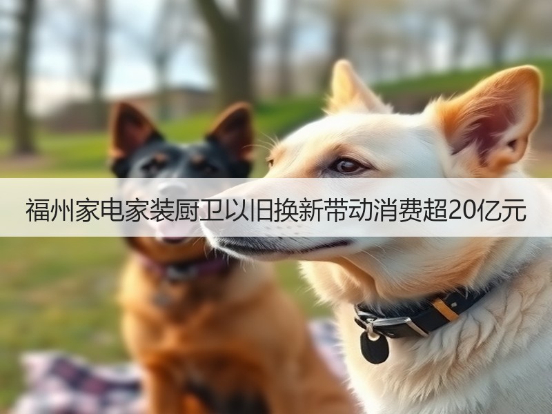 福州家电家装厨卫以旧换新带动消费超20亿