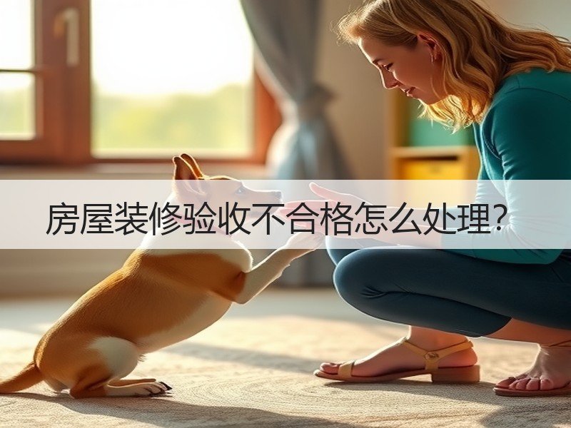 房屋装修验收不合格怎么处理？