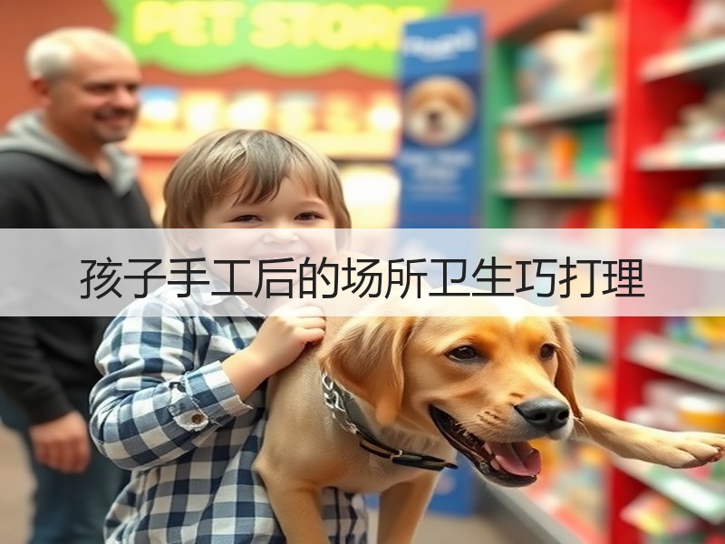 孩子手工后的场所卫生巧打理
