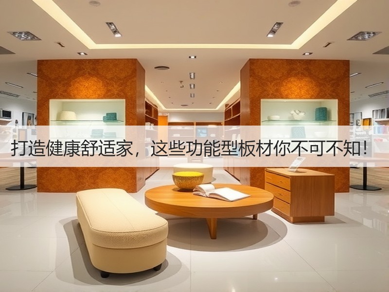 打造健康舒适家，这些功能型板材你不可不知