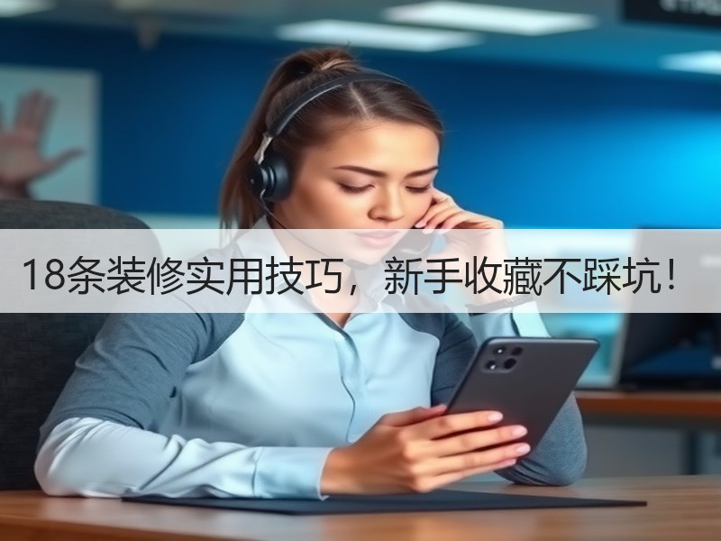 18条装修实用技巧，新手收藏不踩坑！