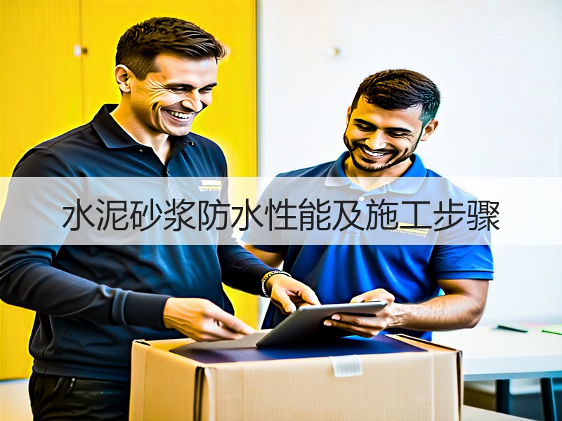 水泥砂浆防水性能及施工步骤